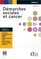"Démarches sociales et cancer", guide publié par l'Institut national du Cancer