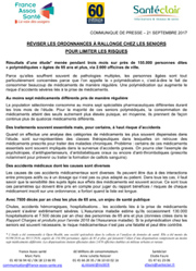 "Réviser les ordonnances à rallonge chez les seniors", Dossier de presse France Assos Santé-Santéclair-60 millions de consommateurs