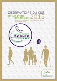 Couverture du recueil de stats et témoignages Santé info droits 2015